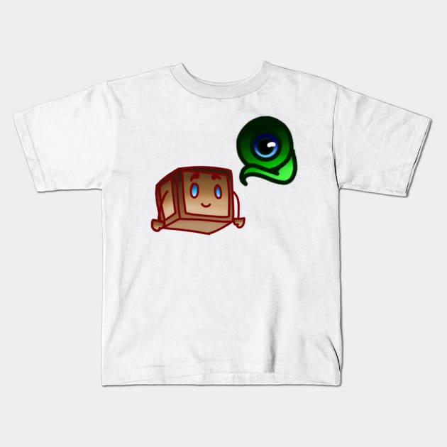 Septiceye Sam & Tiny Box Tim Kids T-Shirt by LieutenantAmoo